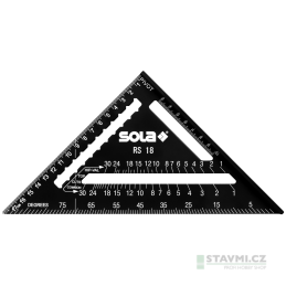 SOLA tesařský úhelník RS 30 černý 56160201