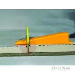 Levelys spony 2 mm, 100 ks žlutá SP1102