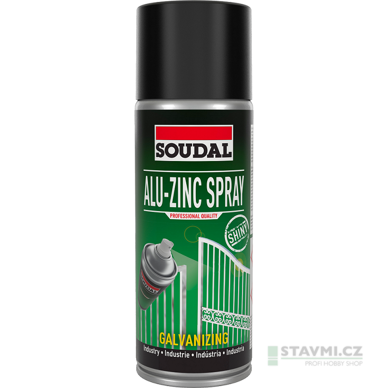 Soudal ALU Zinc spray 400 ml