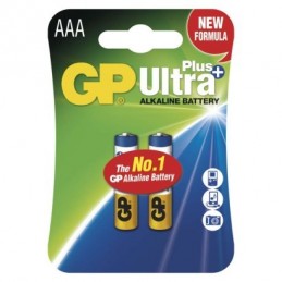 GP alkalická baterie ULTRA PLUS AAA (LR03) 2BL