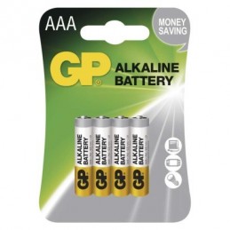 GP alkalická baterie ALKALINE AAA (LR03) 4BL