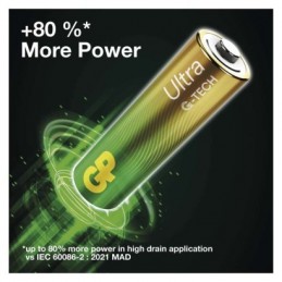 GP alkalická baterie ULTRA 9V (6LR61) 1PP