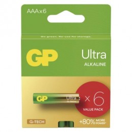 GP alkalická baterie ULTRA AAA (LR03) 6ks val.pack