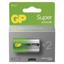 GP alkalická baterie SUPER D (LR20) 2PP