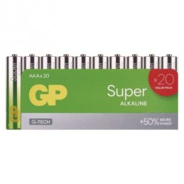 GP alkalická baterie SUPER AAA (LR03) 20SH