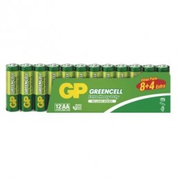 GP zinková baterie GREENCELL AA (R6), 8+4SH