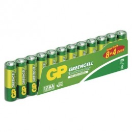 GP zinková baterie GREENCELL AA (R6), 8+4SH