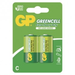 GP zinková baterie GREENCELL C (R14) 2BL