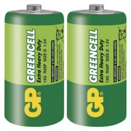 GP zinková baterie GREENCELL D (R20) 2BL