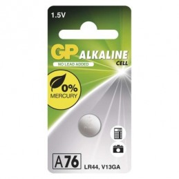 GP alkalická knoflíková baterie A76F (LR44) 1BL