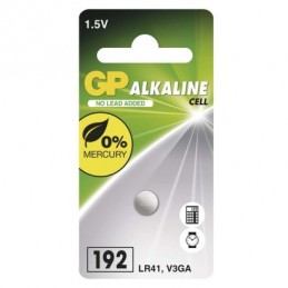 GP alkalická knoflíková baterie 192F (LR41) 1BL