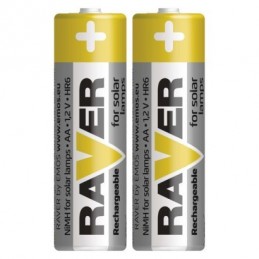 RAVER nab. bat. SOLAR AA (HR6) 600 mAh, 2 ks