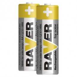 RAVER nab. bat. SOLAR AA (HR6) 600 mAh, 2 ks