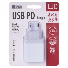 USB ADAPTÉR QUICK SÍŤ QC 3.0/PD 30W