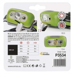 LED čelovka EMOS P3534 nabíjecí 1200mAh 1xCREE LED