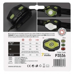 ČELOVKA 3W LED + COB