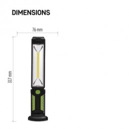 LED NABÍJECÍ SVÍTILNA COB 5W