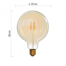 LED VNT G125 4W(40W) 470lm E27 WW+