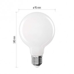 LED FLM G95 GLOBE 7,8W(75W) 1055lm E27 WW