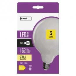 LED FLM G125 GLOBE 11W(100W) 1521lm E27 WW