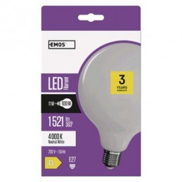 LED FLM G125 GLOBE 11W(100W) 1521lm E27 NW