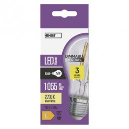 LED FLM A60 DIMM 8,5W(75W) 1055lm WW