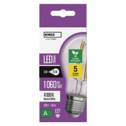 LED FLM A60 5W(75W) 1060lm E27 NW A CLASS