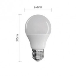 LED TRUE LIGHT A60 7,2W(60W) 806lm E27 WW 3PC