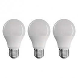 LED TRUE LIGHT A60 7,2W(60W) 806lm E27 WW 3PC