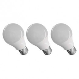 LED TRUE LIGHT A60 7,2W(60W) 806lm E27 WW 3PC