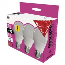 LED CLS A60 8,5W(60W) 806lm E27 NW 3PC