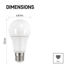 LED CLS A60 13,2W(100W) 1521lm E27 NW 3PC