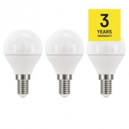 LED CLS MINI GL 5W(40W) 470lm E14 WW 3PC