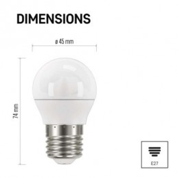 LED CLS MINI GL 5W(40W) 470lm E27 NW