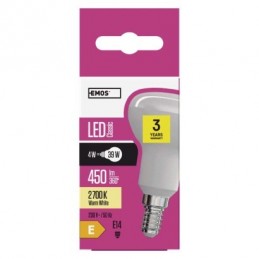 LED CLS R50 4W(39W) 450lm E14 WW