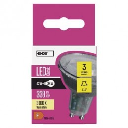 LED CLS MR16 4,2W(35W) 333lm GU10 WW