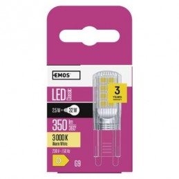 LED CLS JC 2,5W(32W) 350lm G9 WW