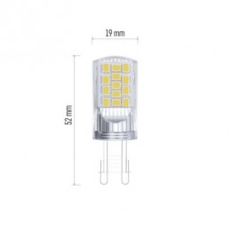 LED CLS JC 4W(40W) 470lm G9 WW 2PC