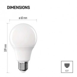 LED CLS A60 9,5W(75W) 1055lm E27 NW