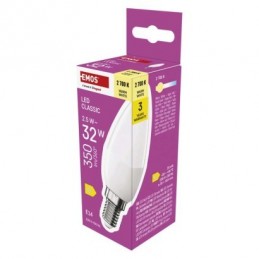 LED CLS CANDLE 2,5W(32W) 350lm E14 WW