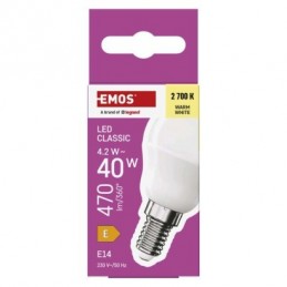 LED CLS MINI GLOBE 4,2W(40W) 470lm E14 WW