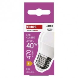 LED CLS MINI GLOBE 4,2W(40W) 470lm E27 NW