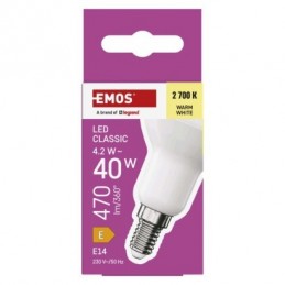 LED CLS R50 4,2W(40W) 470lm E14 WW