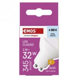 LED CLS MR16 3W(32W) 345lm GU10 CW