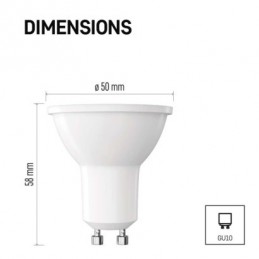 LED CLS MR16 3W(32W) 345lm GU10 WW 3PC