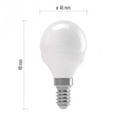 LED MINI GLOBE 8,3W(66W) 900lm E14 WW