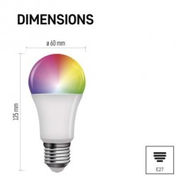 GOSMART LED A60 11W(75W)1050lmE27 ZIGBEE RGBCCT