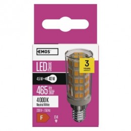 LED JC 4,5W(40W) 465lm E14 NW