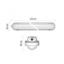 LED PRUM. SVÍTIDLO MISTY 18W 2700LM IP66 CCT SW.