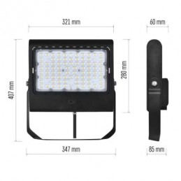 LED REFLEKTOR AGENO 100W 13000LM IP65 NW